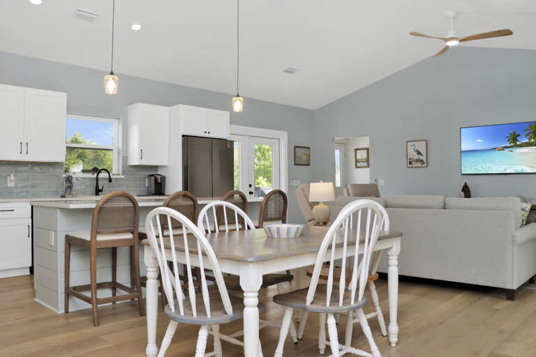 Dining Area, Kitchen and Living Room