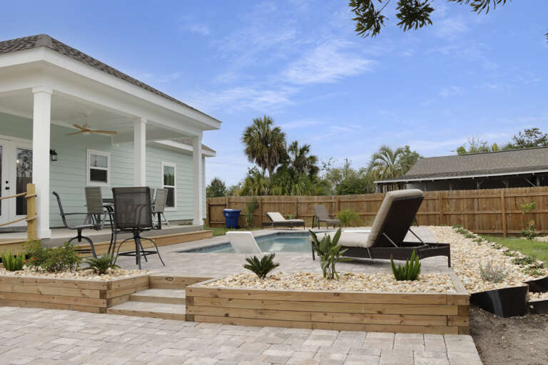 Fenced Backyard with Swimming Pool