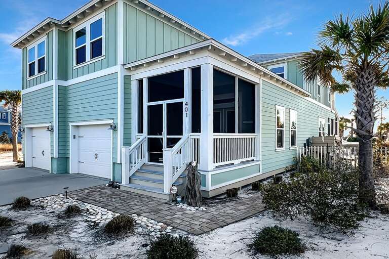 Screen Porch Entrance
