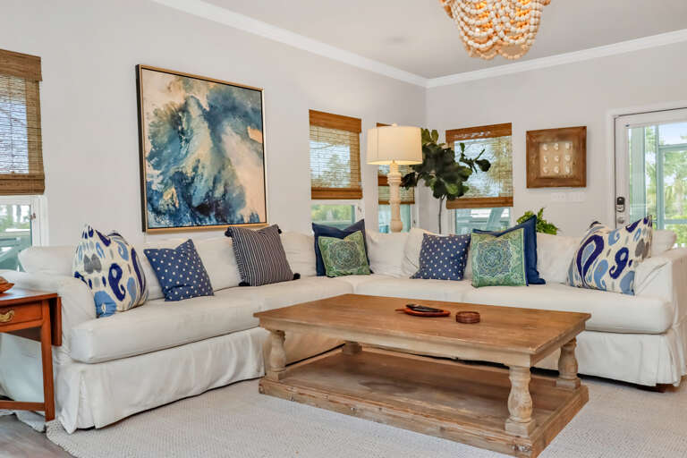 Living Room with Large Sectional