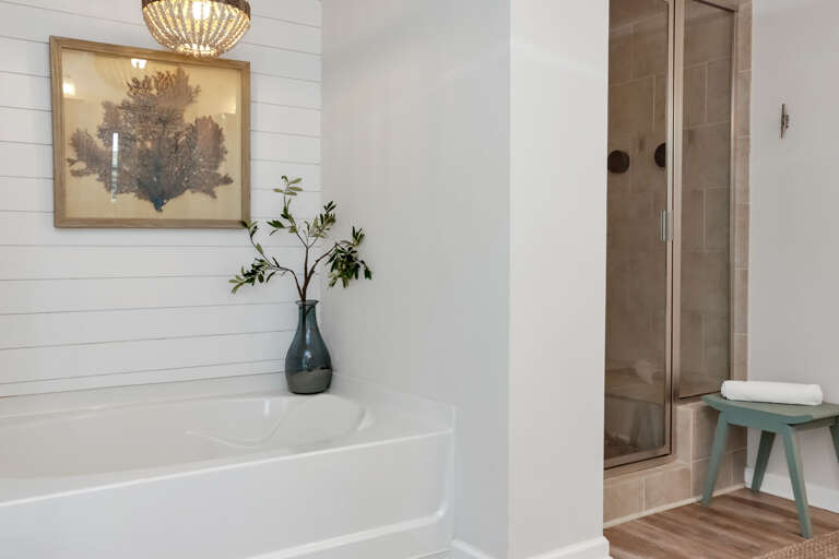 Bedroom 4 - Master Bathroom Tub and Shower
