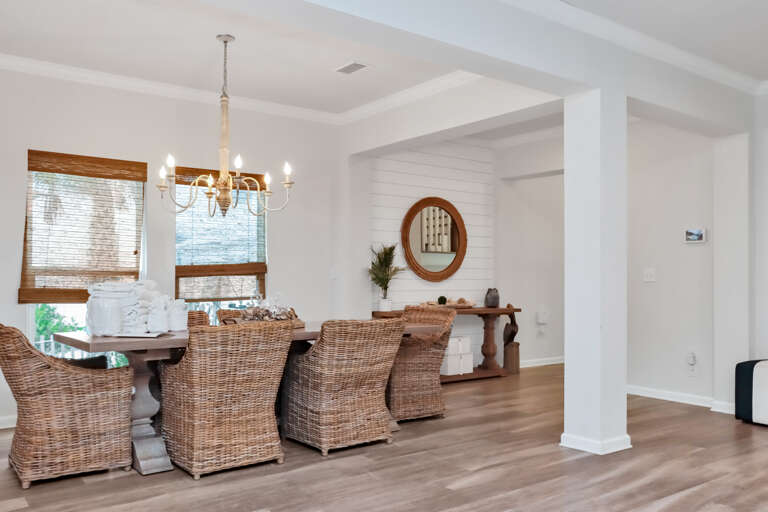 Dining Area and Main Entrance Hallway