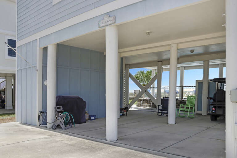 Grilling Area Under House