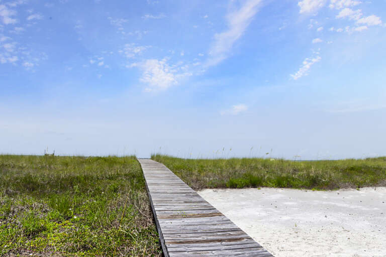 Private Boardwalk to Beach
