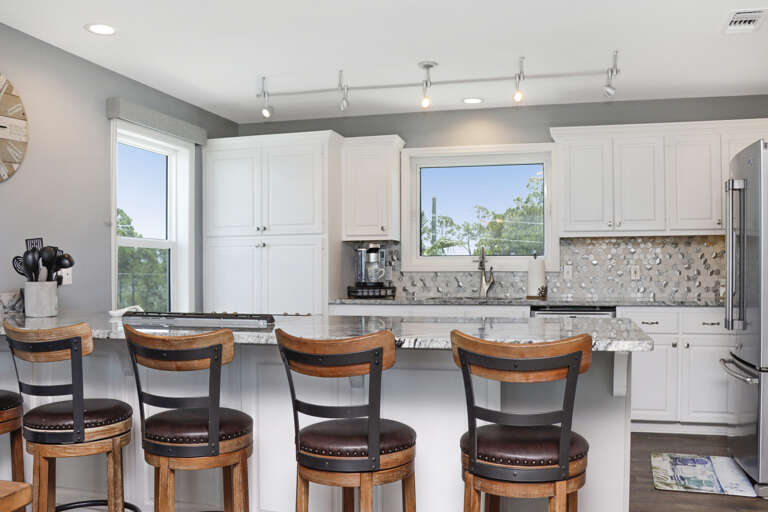 Kitchen with Bar Seating
