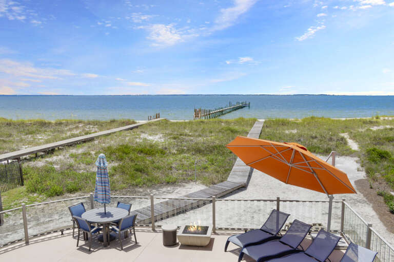First Floor Beach Front Deck View