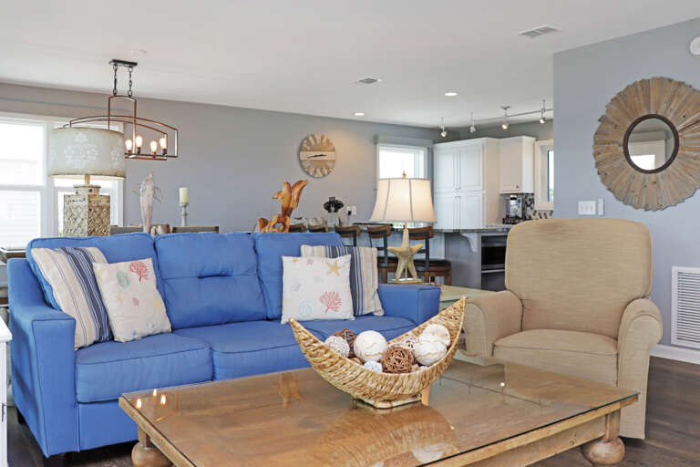 Living Room, Dining Area and Kitchen