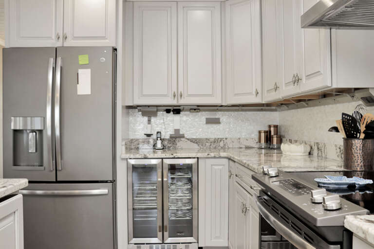Kitchen with Wine Cooler