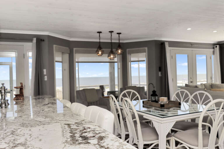 Kitchen Bar and Dining Area