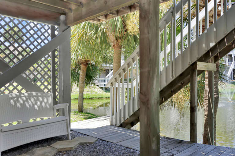 Sitting Area Under House