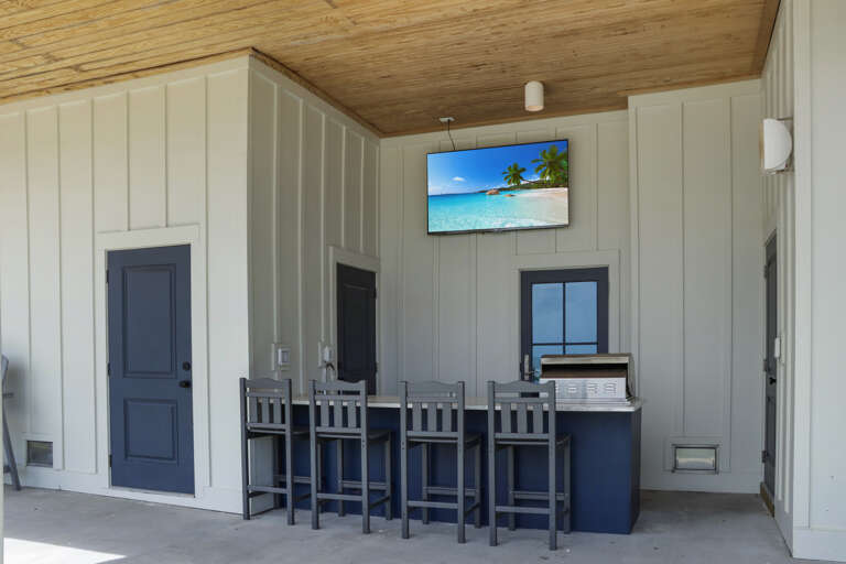 Beach Front Bar with Outdoor TV