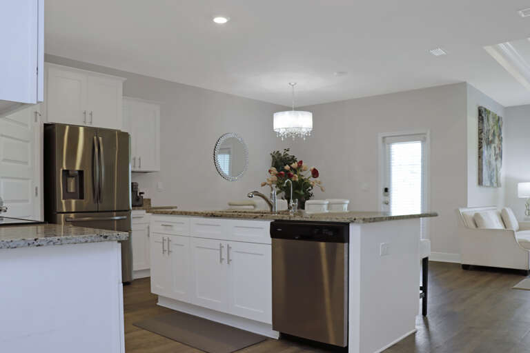 Kitchen and Living Area