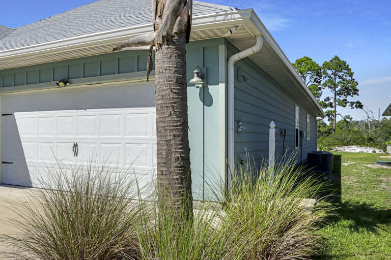 Outdoor Shower on Side of House