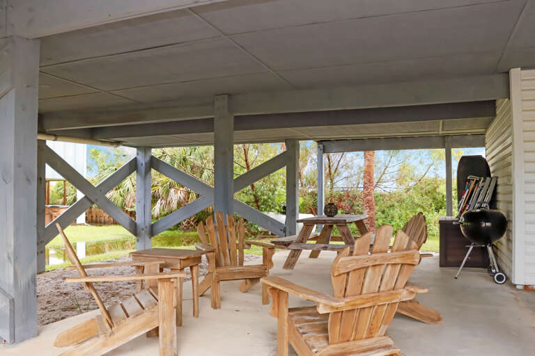 Sitting Area Under the House