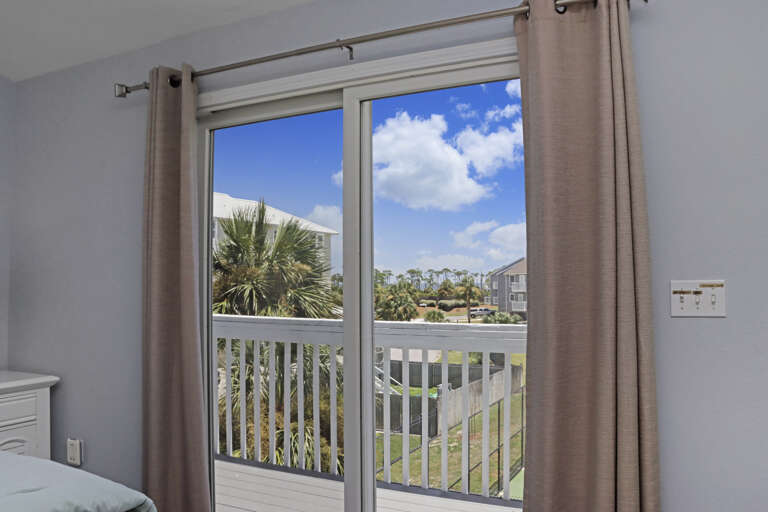 Bedroom 2 - View onto Deck