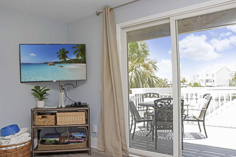 Living Room View onto Main Floor Deck