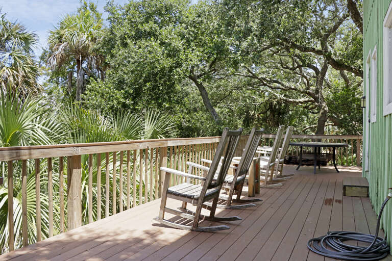 Back Deck Overlooking Lagoon