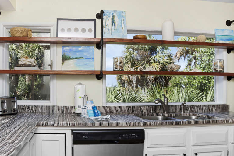 Amazing Views of Lagoon from Kitchen