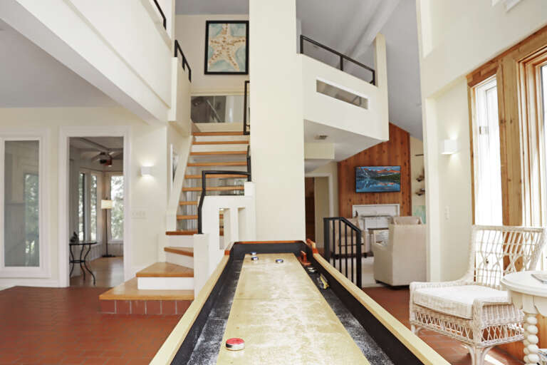 Shuffleboard with Second Floor