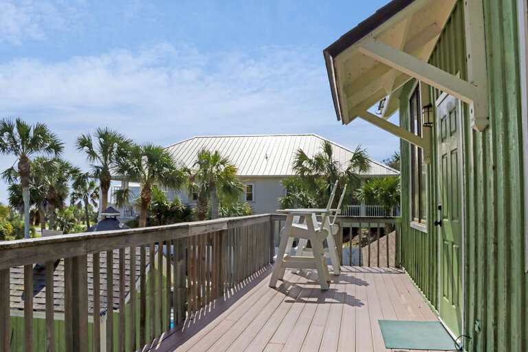 Top Floor Deck with Beach Views