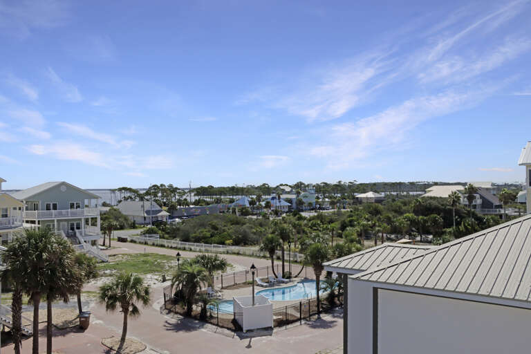 View of Community Pool and St Joe Bay