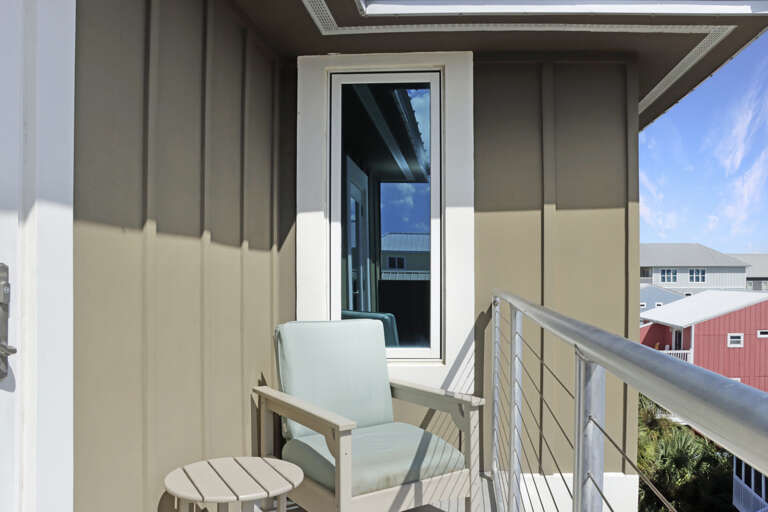 Bedroom 4 - Small Deck off of Master Bath