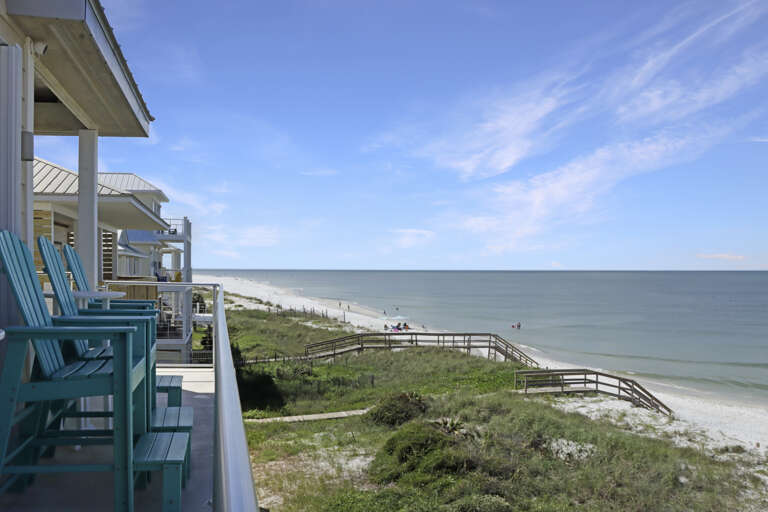 Beach Front Living Room Deck