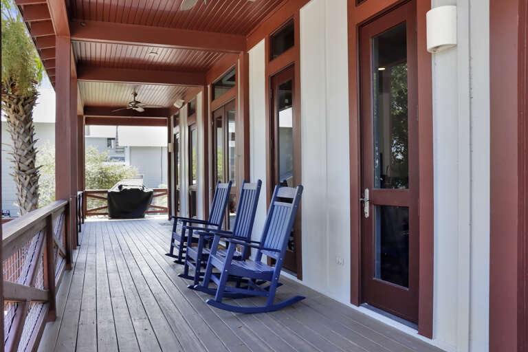 Back Porch with Grilling Area