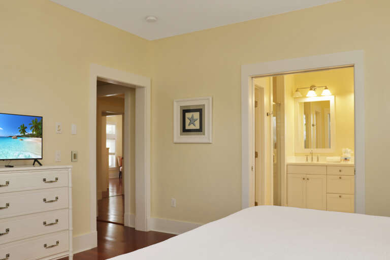 Bedroom 3 with Master Bathroom and TV
