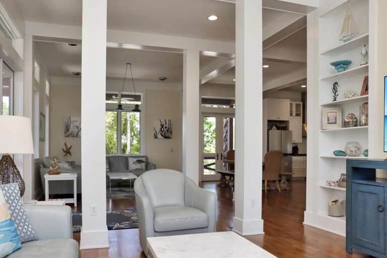 Living Room and Den