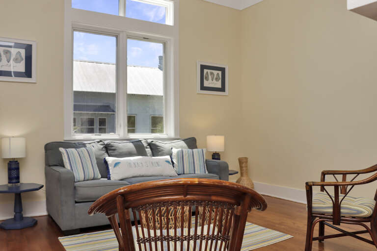 Sitting Area Downstairs Across from Kitchen