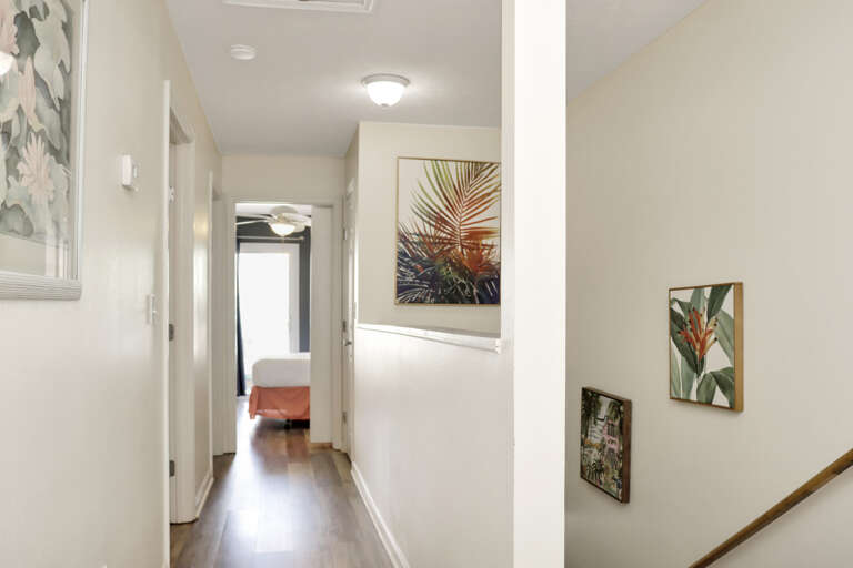 Second Floor Hallway with Bedrooms