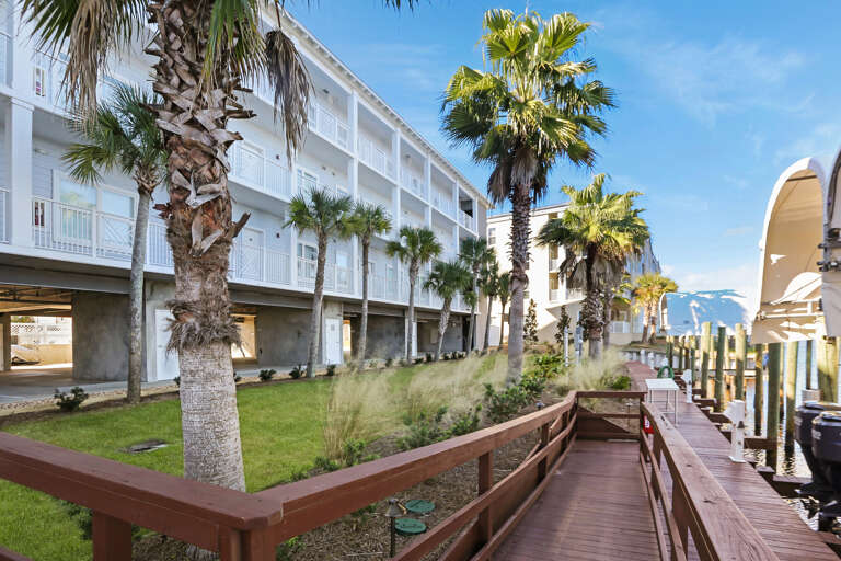 Canal Side of Complex