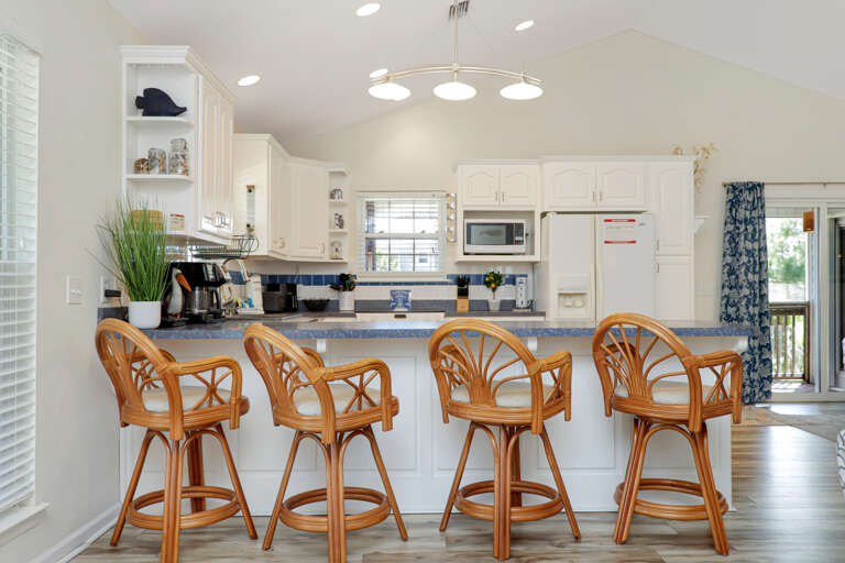 Kitchen with Bar Seating