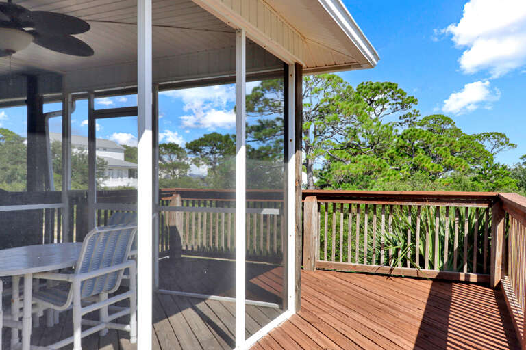 Screened Deck and Sundeck