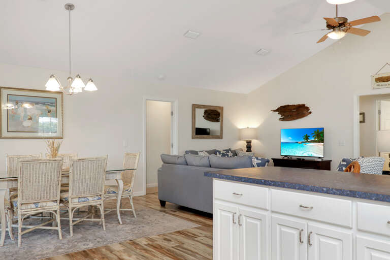 Kitchen Dining and Living Area
