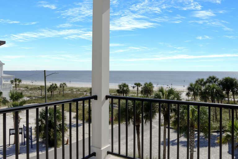 Beach View from Master Bedroom Deck