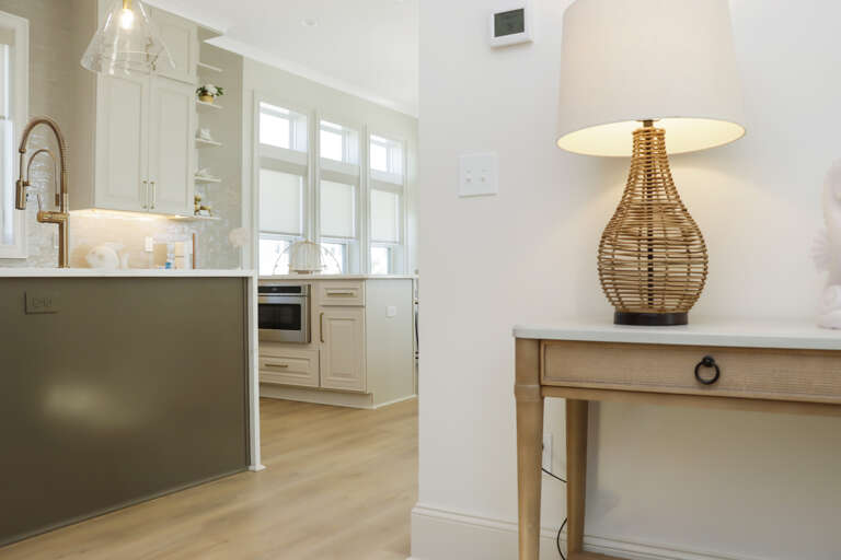 First Floor Stair Landing and Kitchen