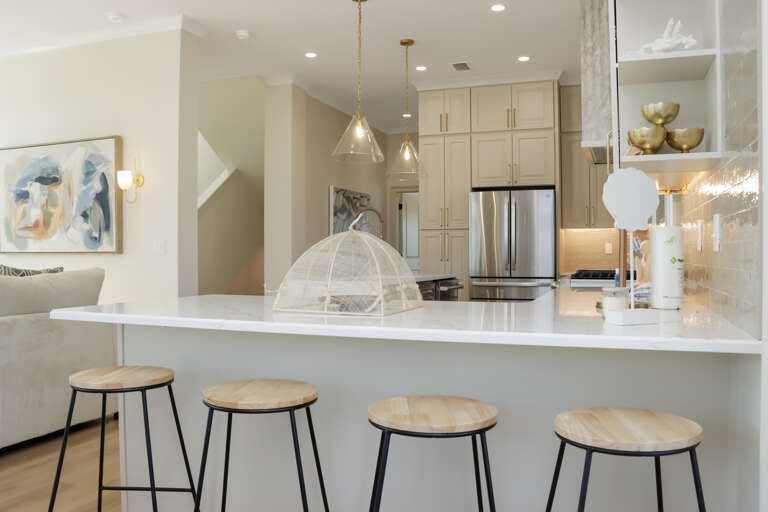 Kitchen with Bar Seating
