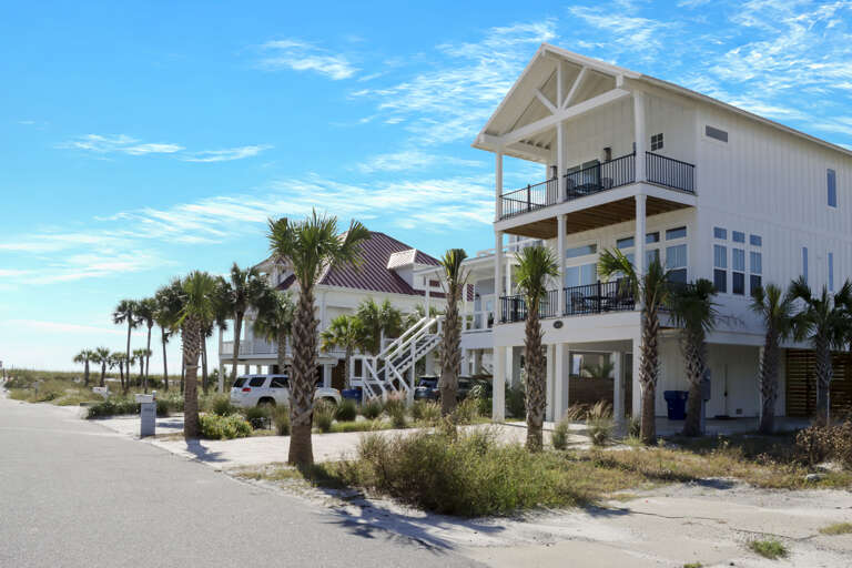 Two Houses from the Beach