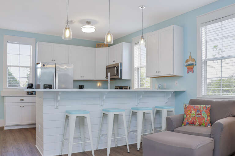 Kitchen with Bar Seating