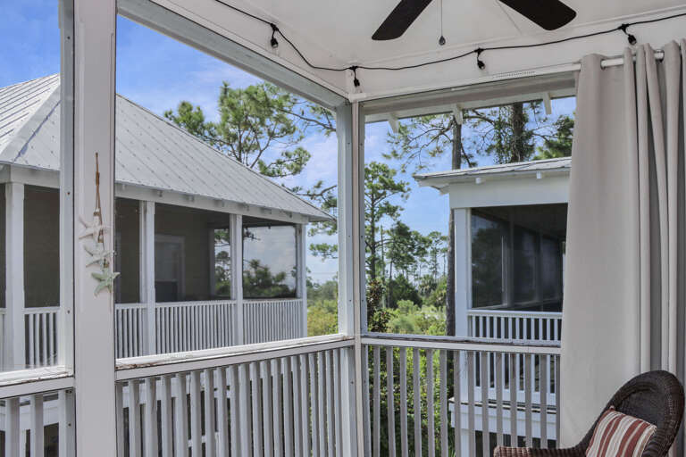 Gulf View from Top Floor Screened Deck
