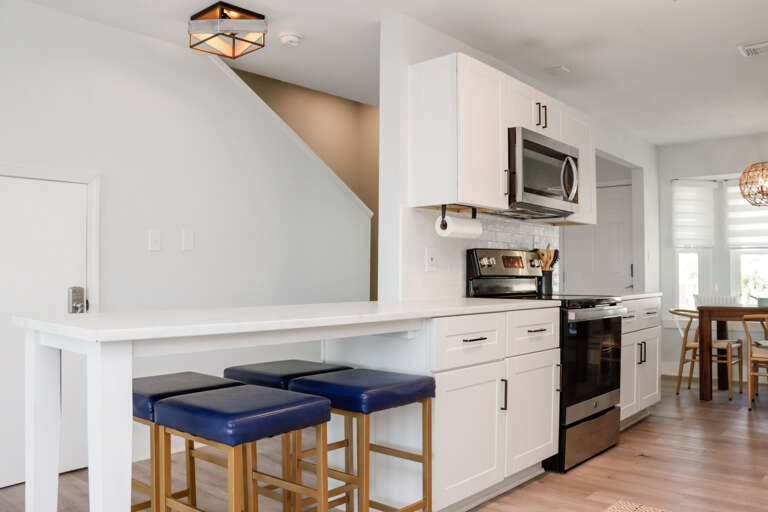 Bar Seating in Kitchen