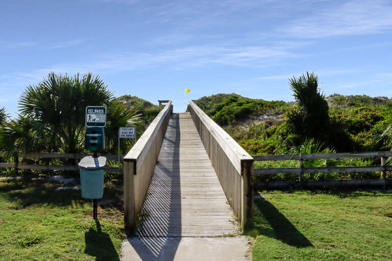 Community Boardwalk Steps Away