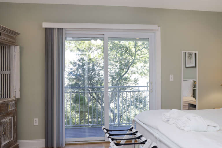 Bedroom 4 with Bay Front Deck