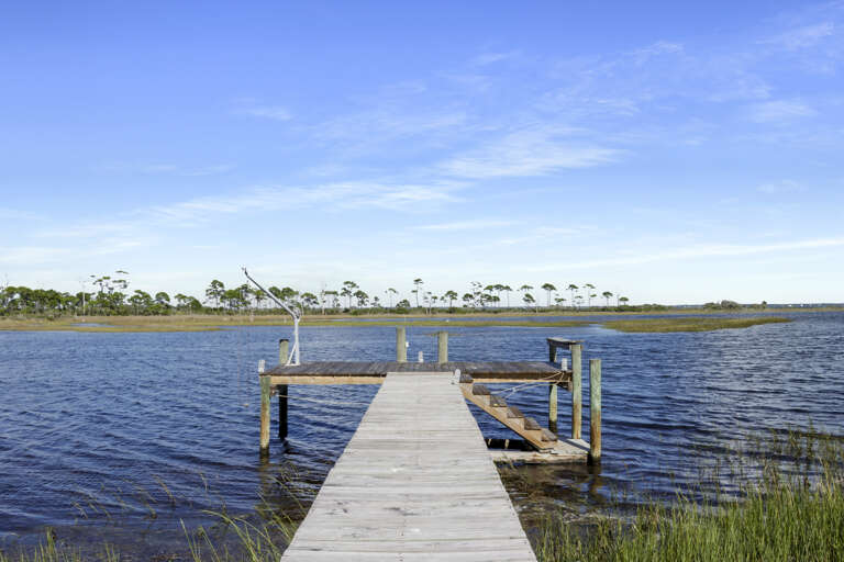 Kayak Launch into Bay from Dock