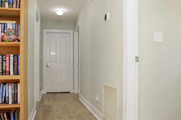 First Floor Hallway to Bedrooms and Bathrooms