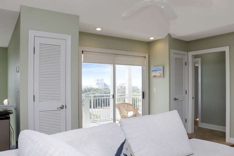 Living Room with Deck View