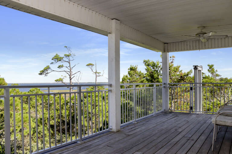 Bay Front Deck off of Living Area