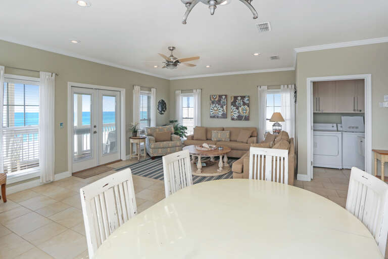 Dining Area & Living Room